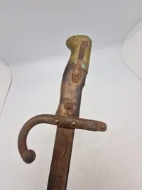 Original fransk model 1874 bajonet