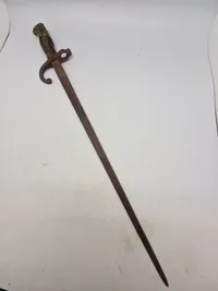 Original fransk model 1874 bajonet