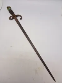 Original fransk model 1874 bajonet
