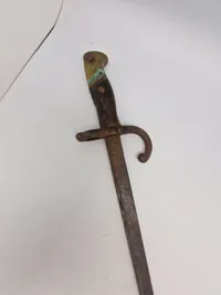 Original fransk model 1874 bajonet