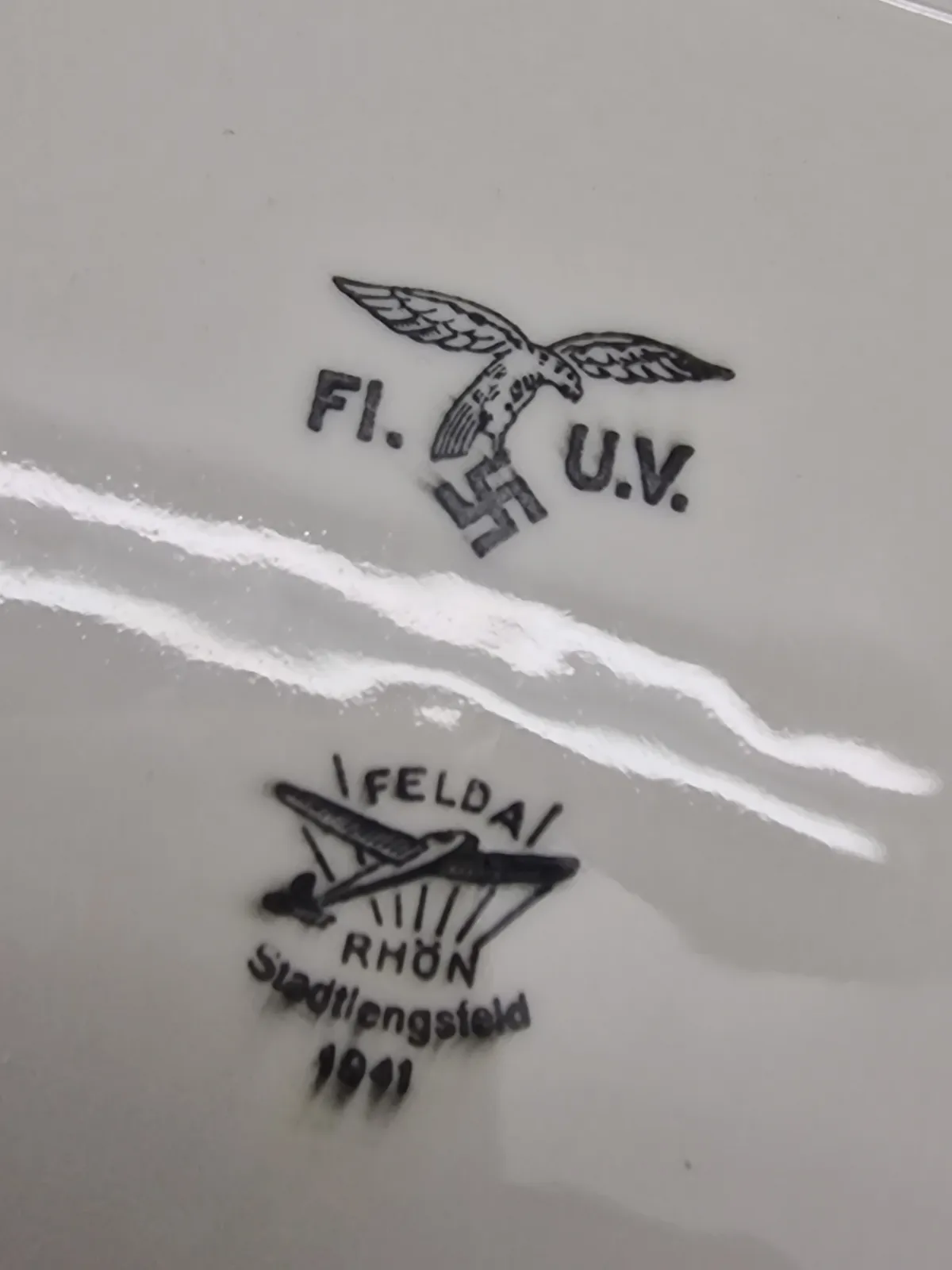 Lot originalt LW porcelæn - ww2