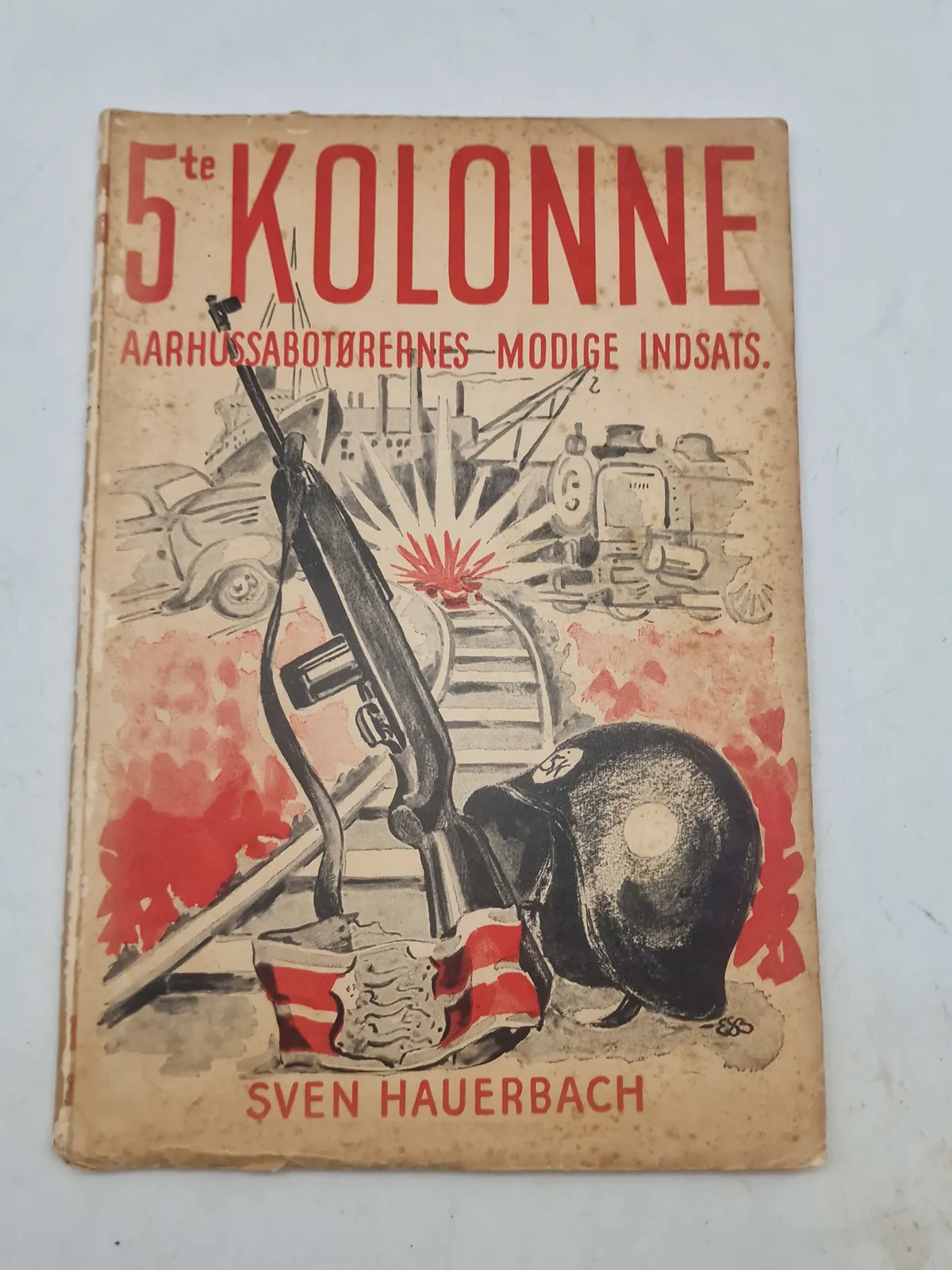 Originalt ww2 hæfte omhandlende modstandsbevægelsen