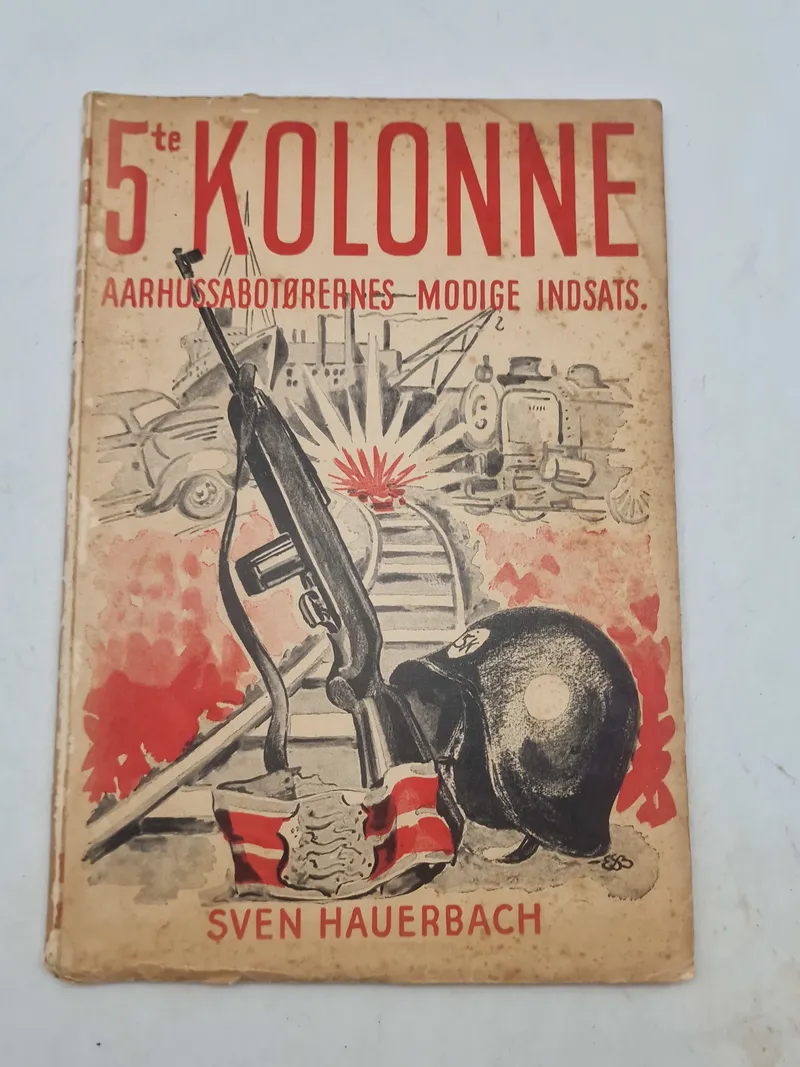 Originalt ww2 hæfte omhandlende modstandsbevægelsen