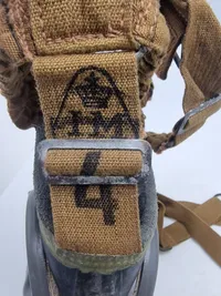 Original dansk ww2 gasmaske, blød i gummi