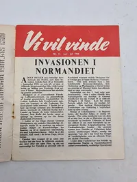 Originalt Engelsk WW2 Sort propaganda