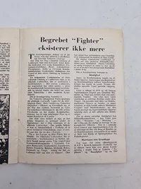 Originalt Engelsk WW2 Sort propaganda