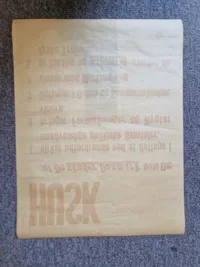 Original dansk ww2 plakat ophængt i større danske byer