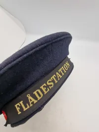 Original søværns hat - Flådestation