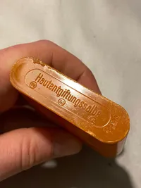 Original tysk “Hautengiftungsalbe” fra ww2