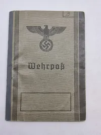 Originalt wehrpas og führerschein