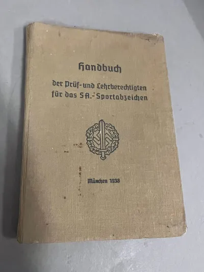 Original Tysk bog om regler for SA sportsmærket