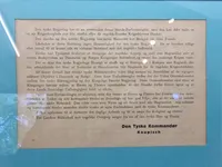 Originalt Oprop nedkastet over danske byer 9 april 1940
