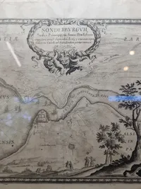 Originalt 1700 tals kort over Sønderborg