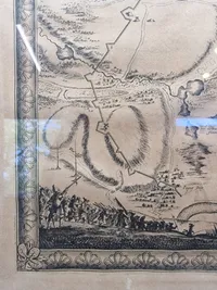 Originalt 1700 tals kort over Itzehoe