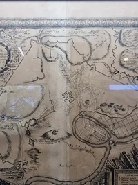 Originalt 1700 tals kort over Itzehoe