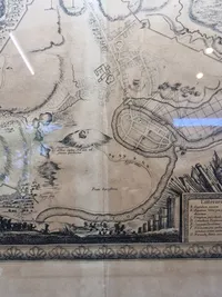 Originalt 1700 tals kort over Itzehoe