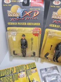 Samling tanks og figurer