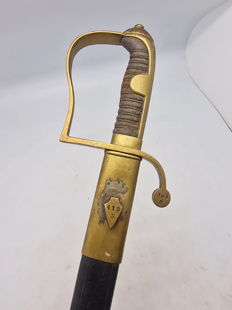 Original Dansk model 1910 sabel, godt stemplet