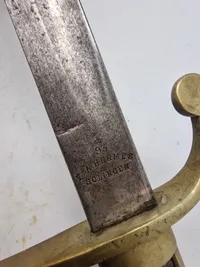 Original Dansk model 1910 sabel, godt stemplet