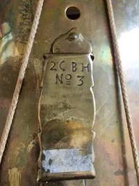 Original Dansk militær tromme, godt stemplet
