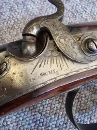Gotlieb Albrecht Goellner, Suhl Original Tysk forlader fra ca 1840, velfremstillet og mekanisk god