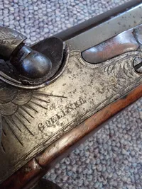 Gotlieb Albrecht Goellner, Suhl Original Tysk forlader fra ca 1840, velfremstillet og mekanisk god