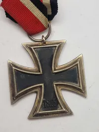 Originalt eisernes kreuz - Hersteller 25 (Arbeitsgemeinschaft der Graveur-, Gold- und Silberschmiedeinnungen, Hanau am Main)