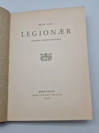 Prins Aage - Legionær - Skæbner i fremmedlegionen udgivet 1936