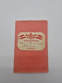 Soldaterbog 1919 Arbejdstroppernes depot, bl.a Ringsted