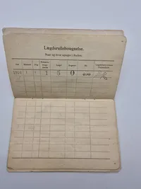 Soldaterbog 1919 Arbejdstroppernes depot, bl.a Ringsted