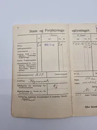 Soldaterbog 1919 Arbejdstroppernes depot, bl.a Ringsted