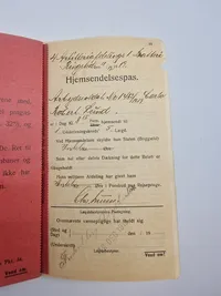 Soldaterbog 1919 Arbejdstroppernes depot, bl.a Ringsted