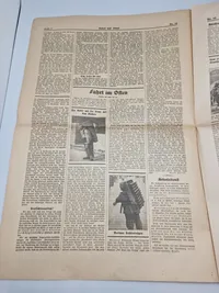 Tidlig tysk avis: Arbeit und staat  - sep 1923 - 2 sektioner
