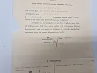 Næringsbrev fra Politimesteren i Nykøbing Falster 1958