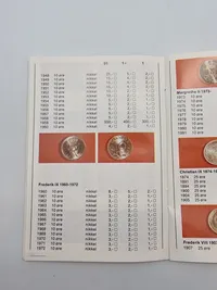 Mønter - litteratur 8 stk