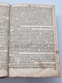Stor bibel, antagelig fra 16-1700 tallet - Side 1 med årstal mangler
