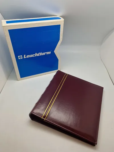 Leuchtturm album med 7 møntbreve - sølv-jubilæumsmønter