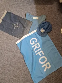 2 UN/FN flag - Kasket - forklæde til framentationsvest