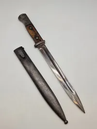 Original tysk K98 bajonet - ej nummerens, men samme fremstiller
