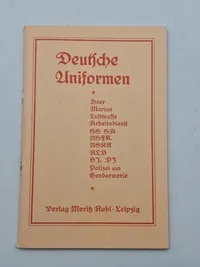 Originalt hæfte - Deutsches uniformen (Heer)