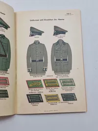 Originalt hæfte - Deutsches uniformen (Heer)