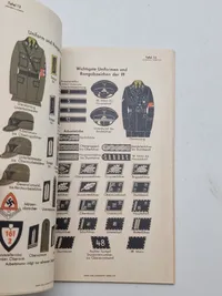 Originalt hæfte - Deutsches uniformen (Heer)
