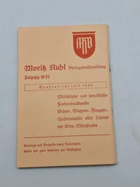 Originalt hæfte - Deutsches uniformen (Heer)