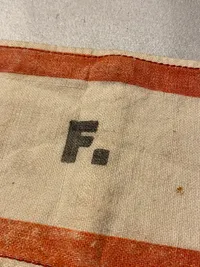 Originalt ww2 armbind for frivillig tjeneste udenfor luftbeskyttelsesområderne
