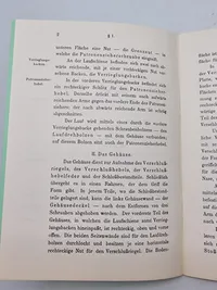 Instruktion
über die
Einrichtung und Verwendung
der
Leuchtpistole.