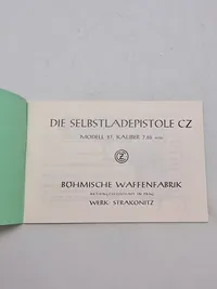 Selbstladepistole model CZ
