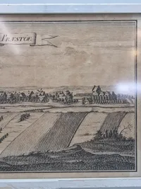 Originalt 1700 tals billede - Præstø