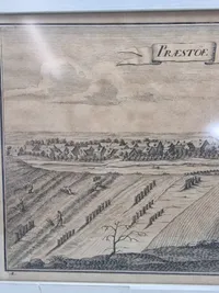 Originalt 1700 tals billede - Præstø