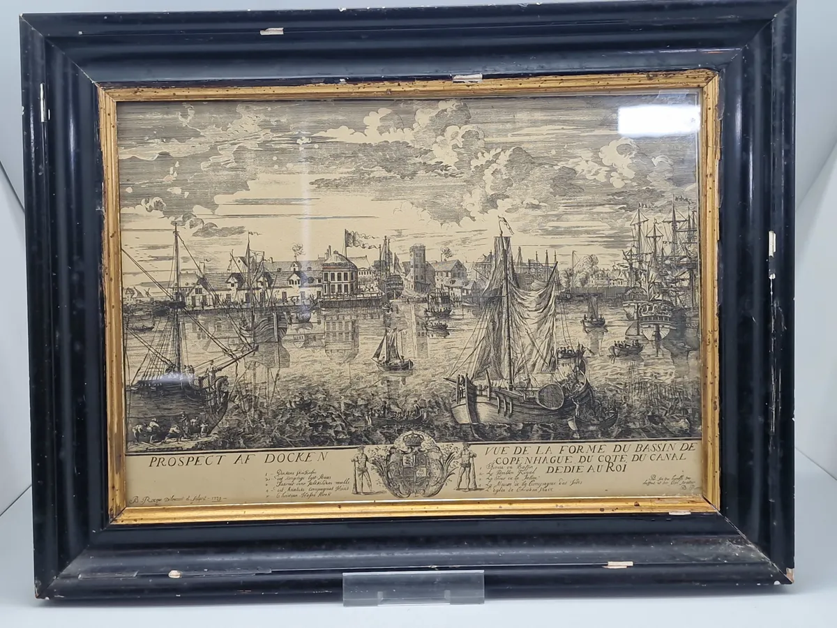 Originalt 1700 tals kobberstik