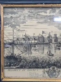 Originalt 1700 tals kobberstik